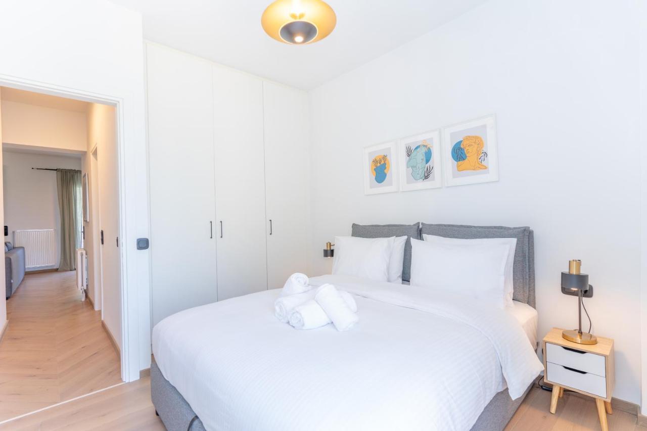 Elegant Apartment In Center, 5Min To History Sites Atenas Exterior foto